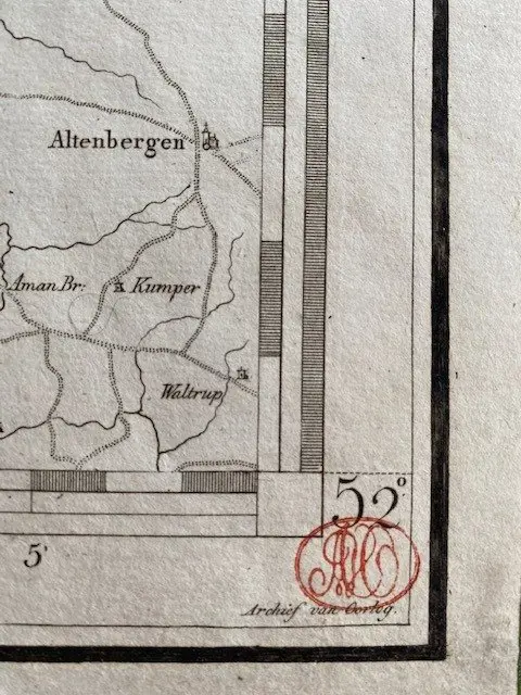 Nederland, Drenthe, Overijsel en een gedeelte Gelderland; Krayenhoff - Archief van oorlog - 1801-1820