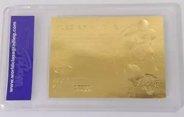 1996/97 Fleer 23KT Gold Kobe Bryant - Rookie - Purple Signature - Limited Edition - WCG 10