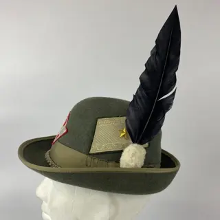 Italië - Cap van de brigadegeneraal, Alpini.