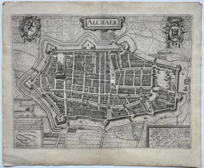 Nederland, Alkmaar; L. Guicciardini, naar P. van den Keere - Alcmaer - 1601-1620