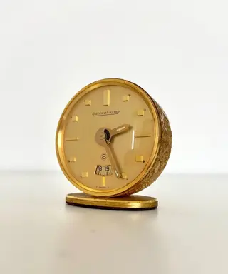 Jaeger LeCoultre Vintage bureauklok, Zwitserse makelij - Jaeger - Messing - Midden 20e eeuw