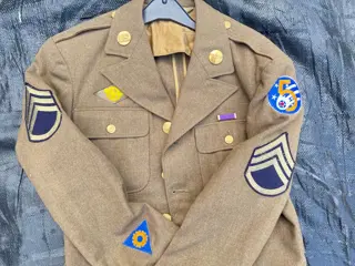 Verenigde Staten van Amerika - Beautiful US WW2 Staff Sgt 5th Airforce A-Class Dress Tunic and Wool Pants - Okinawa, Philipines, Dutch Indies - WITH LAUNDRY NUMBER! 1942/1945