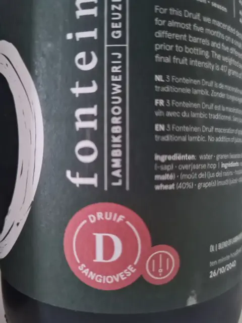 3 Fonteinen - Speling van het lot Malvasia Bianca, Souvignier Gris and Sangvionese - 75cl - 3 flessen