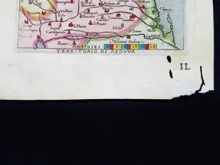 Italië, Veneto, Padova, Venezia, Chioggia; Giovanni Botero / Abraham Ortelius - Patavinum Teritor / Territorio di Padova - 1581-1600