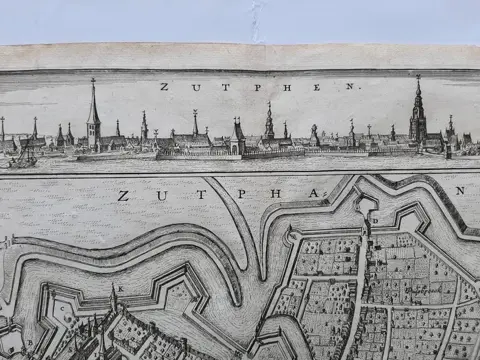 Nederland, Zutphen; N van Geelkercken / JI Pontanus - Zutphen. | Zutphania - 1639