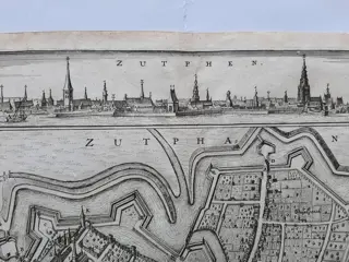 Nederland, Zutphen; N van Geelkercken / JI Pontanus - Zutphen. | Zutphania - 1639