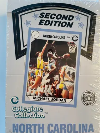 1990 Collegiate Collection North Carolina - Michael Jordan - Second Edition - Sealed Box