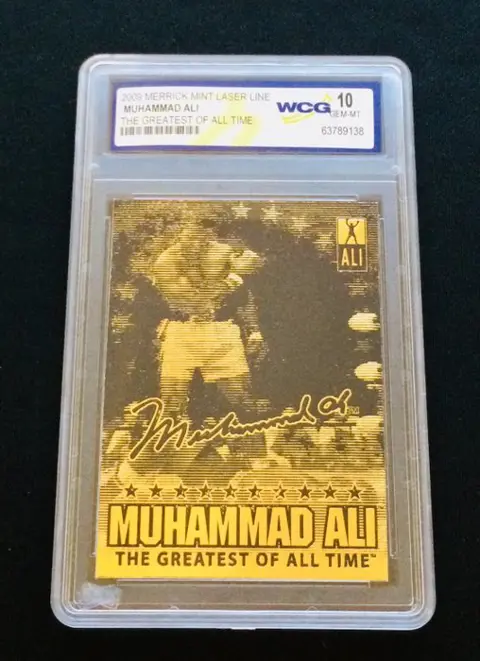 2009 Merrick Mint Laser Line (Gold Card) - Muhammad Ali - De grootste aller tijden - WCG 10