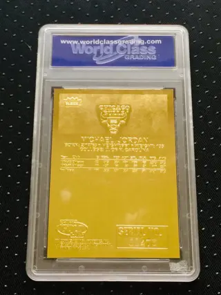 1998 Fleer 23KT Gold - Michael Jordan - 1986 Rookie - Red Holo Refractor - Signature Series - WCG 10
