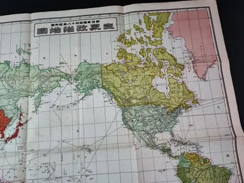 wereldkaart, world map - World Political Map 1943 - 1921-1950