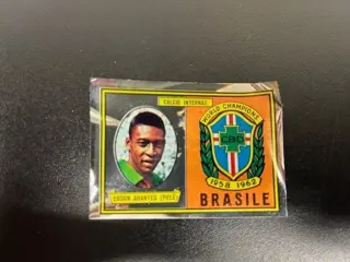 1967 Mira Tutti i Calciatori - Pelé - Brasile - Foil Card