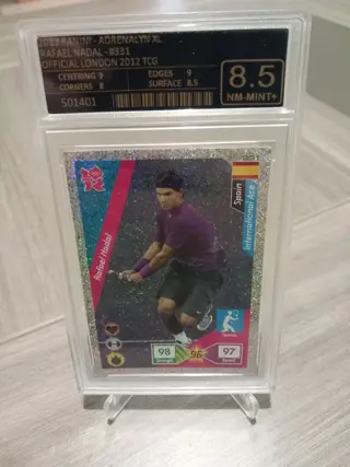 2012 Panini London Olympics Adrenalyn XL - Rafael Nadal #331 - European Grading 8.5