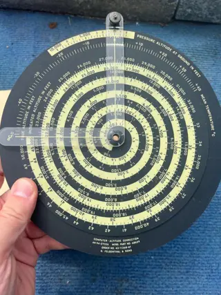 Verenigde Staten van Amerika - Nice USAAF Bomber WW2 Altitude Correction Computer Calculator - B-17 B-24 Liberator Bombers - BOXED - 1943