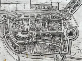 Nederland, Franeker, Friesland; B. Schotanus à Sterringa, naar Haackma en Gravius - Franeker - 1661-1680
