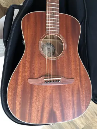 Fender - Malibu Special MAHOGANY W/bag - Elektrische-akoestische gitaar