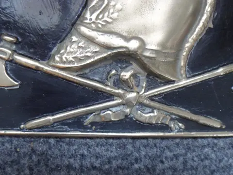 Frankrijk - Brandweerman - Negentiende Firefighter Deurplaat