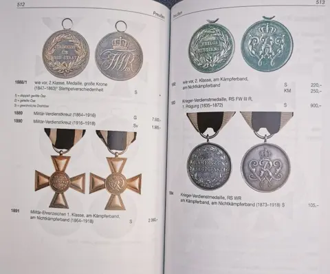 Duitsland - Duitse medailles en onderscheidingen 1800 - 1945 - 3.100 kleurenfoto's - OEK prijscatalogus - Boek