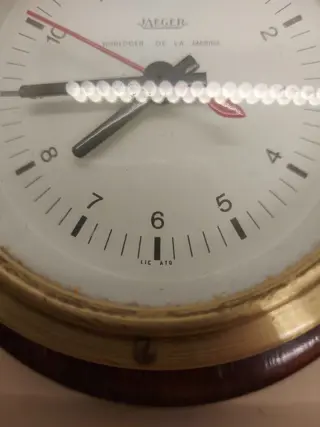 Jaeger Lic Ato horlogemaker van de marine - Hout, Staal - Midden 20e eeuw