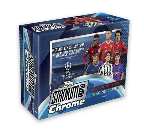 2021/22 TOPPS Stadium Club Chrome UEFA Champions League - Verzegelde blasterdoos