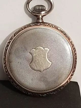 Antiek dubbel zilver klep zakhorloge, goed lopend,Chrocometre Don WassenhovenLierre - .800 zilver - 1880-1920