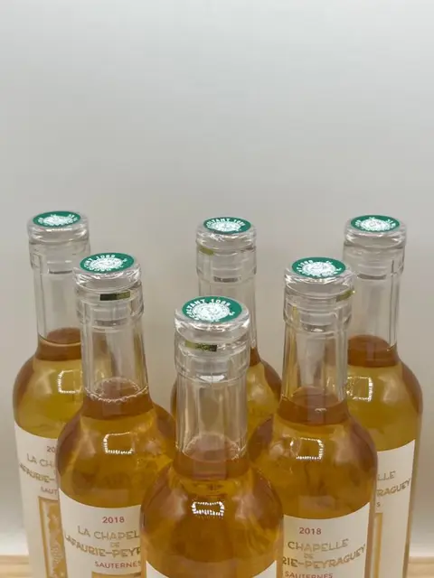 2018 La Chapelle de Lafaurie-Peyraguey Femme et Rasins Lalique - Sauternes - 6 Halve fles (0.375 L)
