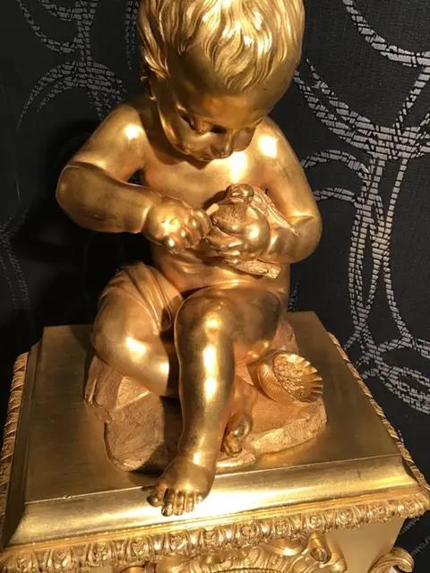 Schoorsteenklok - Ormolu - Begin 19e eeuw
