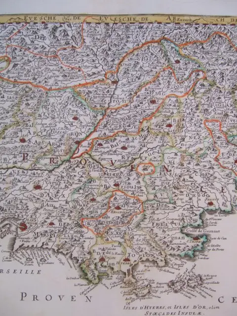 Frankrijk, Provence; Sanson - Comte et Gouvernement de Provence - 1667