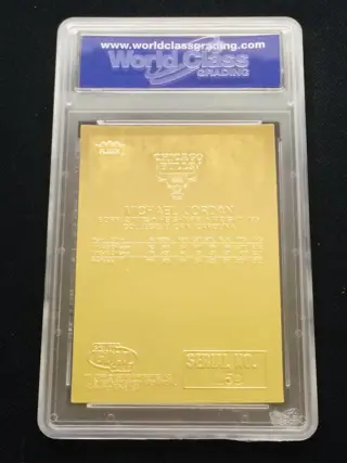 1996/97 Fleer 23KT Gold - Michael Jordan - 1986 Rookie - Feel The Game - '86 Signature Series - WCG 10