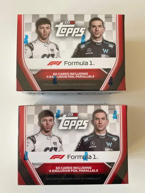 2022 Topps Formula 1 - 2x sealed boxes