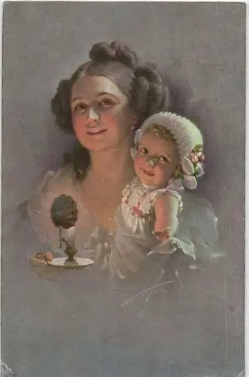 Fantasie, Mooie vrouwen - o.a. geïllustreerde enuit de studio van de fotograaf Reutlinger - Ansichtkaarten (Collectie van 60) - 1901