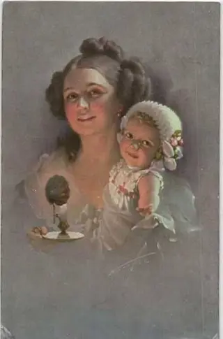 Fantasie, Mooie vrouwen - o.a. geïllustreerde enuit de studio van de fotograaf Reutlinger - Ansichtkaarten (Collectie van 60) - 1901