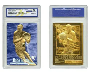 1996/97 Skybox EX-2000 - 23KT Gold - Kobe Bryant - Rookie - Sky Background - Limited Edition - WCG 10