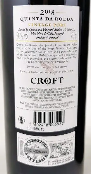 2018 Croft Quinta da Roeda - Douro, Oporto, Port Vintage Port - 3 Flessen (0.75 liter)
