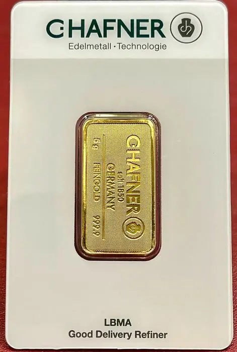 5 gram - Goud .999 - Verzegeld en met certificaat