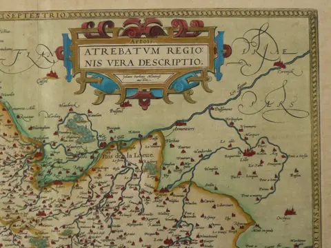 Frankrijk, Artois; Abraham Ortelius - Atrebatum Regionis vera descriptio - 1601-1620