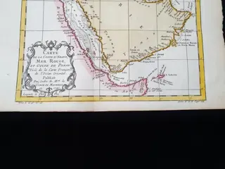 Midden-Oosten, Asia Minor, Persian Gulf, Qatar, Yemen, Oman, Saudi Arabia; La Haye / P. de Hondt / J.N. Bellin - Carte de la Coste d'Arabie, Mer Rouge, et Golfe de Perse - 1721-1750