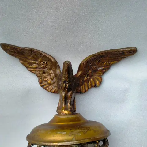 Groot model Koetslamp - Koper - Begin 20e eeuw