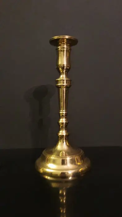 Kandelaar (2) - Brons (verguld) - Begin 20e eeuw