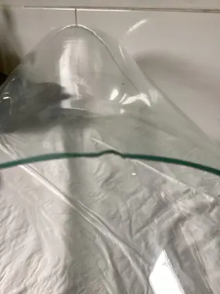 Globe en verre soufflé - Glas, Hout - Begin 19e eeuw