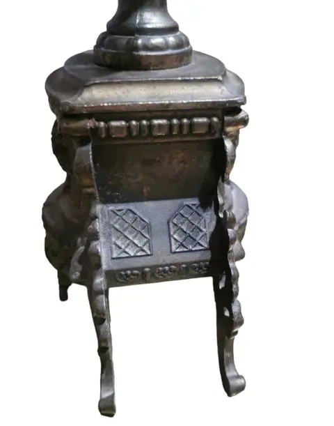 Kandelaar (2) - Brons (verguld), Messing - 19e eeuw