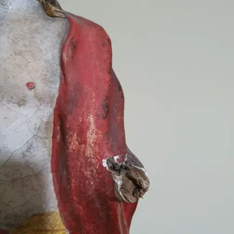 Beeld, Christus, (54 cm.) - Papier-maché - 18e eeuw