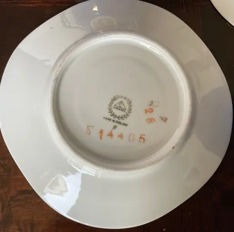 Servies met romantische voorstelling naar Fragonard (12) - Barok stijl - Porselein