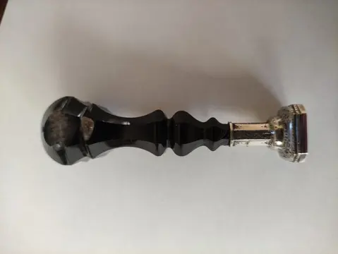 Zegellak stempel - Agaat, Zilver - 19e eeuw