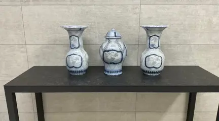 3 mooie vazen van Petrus Regout - Keramiek