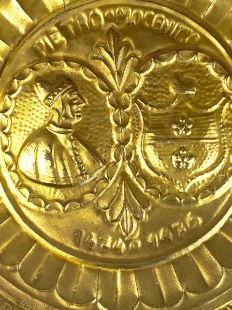 Aalmoezen schotel (2) - metaal - Begin 19e eeuw