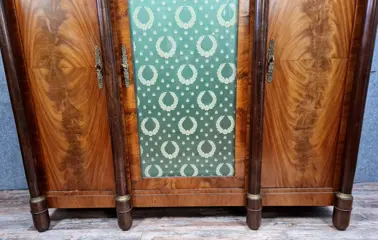 Grote Empire mahoniehouten boekenkast - Mahonie - Rond 1900