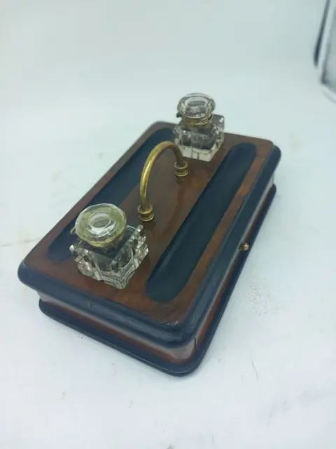 inkwell Deco' box pennendoos lade (1) - Knoesthout - Begin 20e eeuw