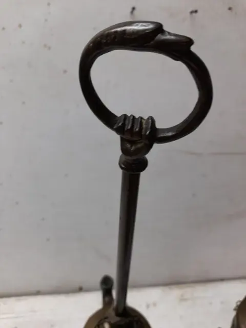 Lamp (2) - Brons - Eind 19e eeuw