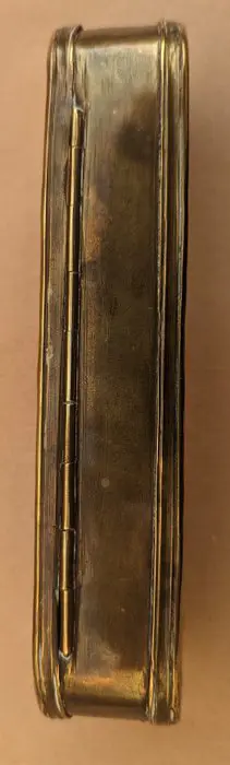 Iserlohn tabaksdoos - Johann Heinrich Giese - Rococo stijl - Messing - 1757 -1761