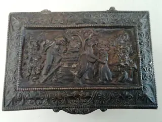 Kist, Wierookvat - Renaissancestijl - Tin koper messing - Eind 19e eeuw